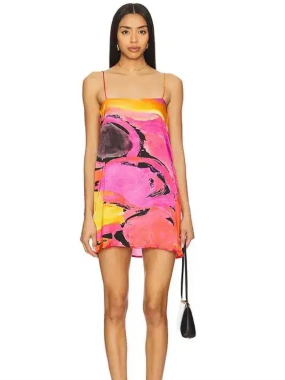 NWT Yellow YLLW the Label Meri Mini Shift Dress L